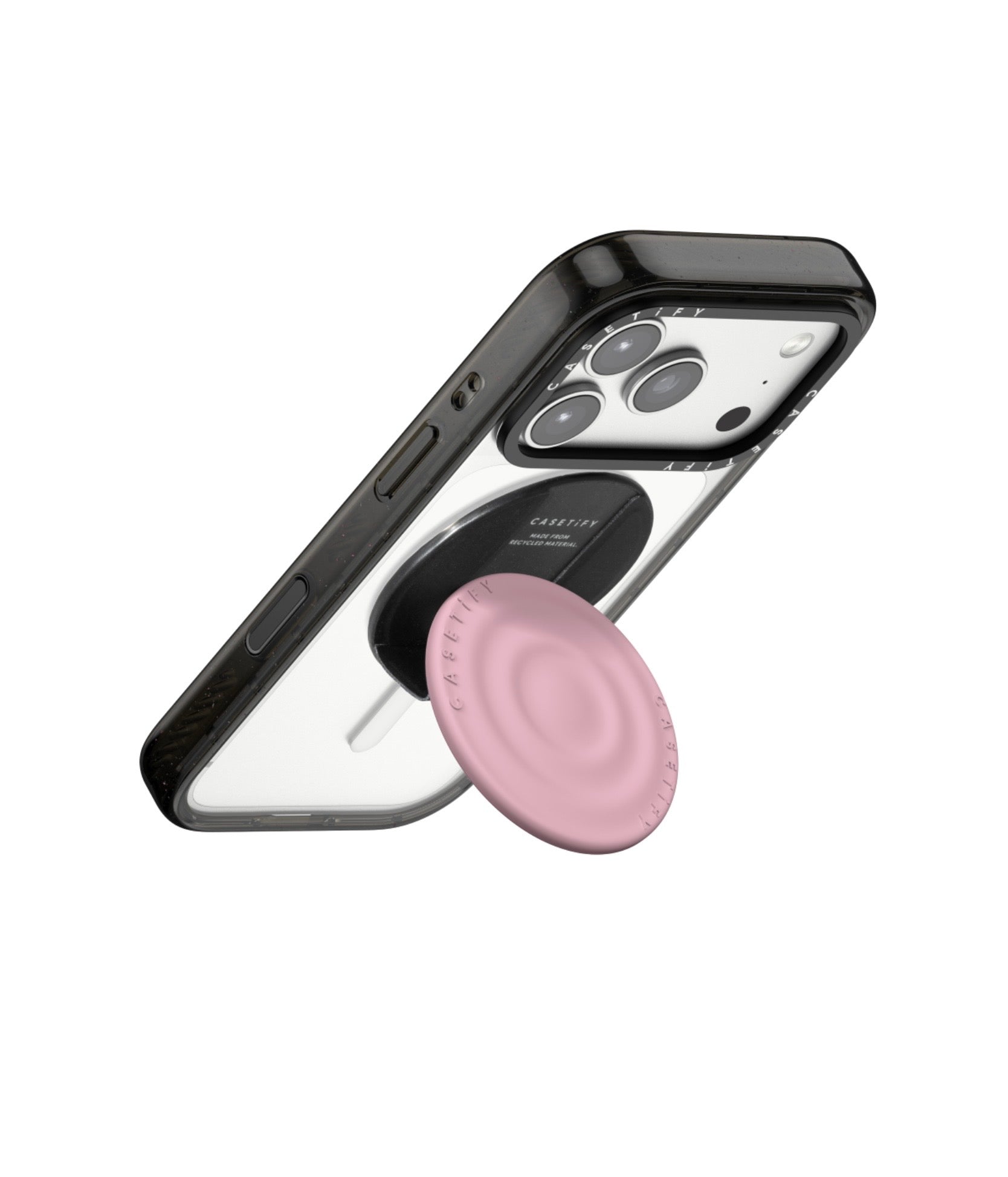 Snappy Silicon MagSafe Grip Stand Pop Socket (Pink)