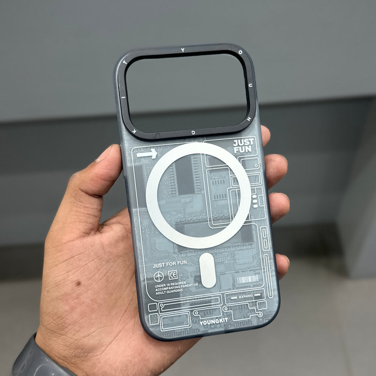 YOUNGKIT CYBER SERIES CASE - GREY ( No. 4024 )