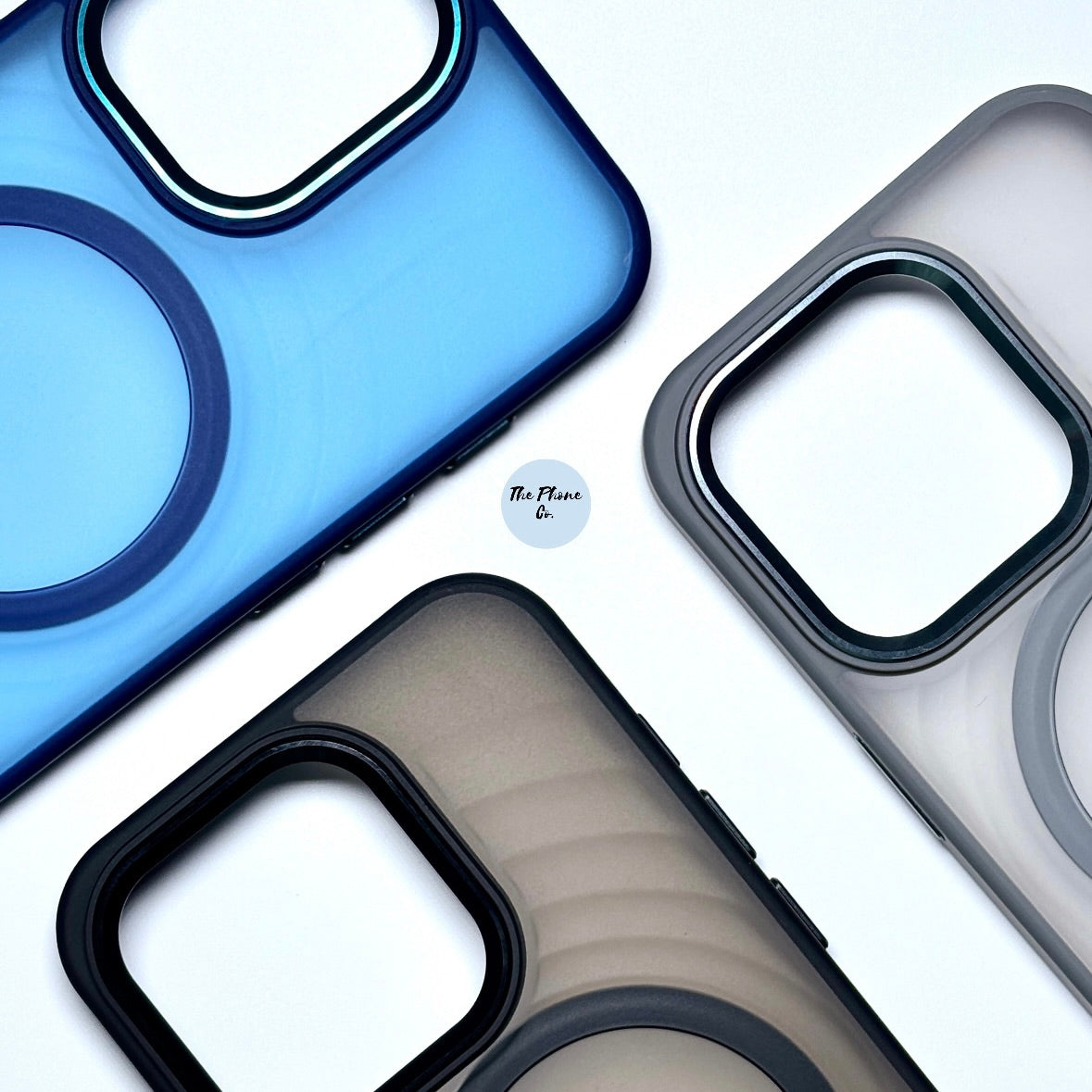 Protective Apple iPhone Back Cover - MagSafe Hard Case for iPhone with Embossed Spiral - Style 7