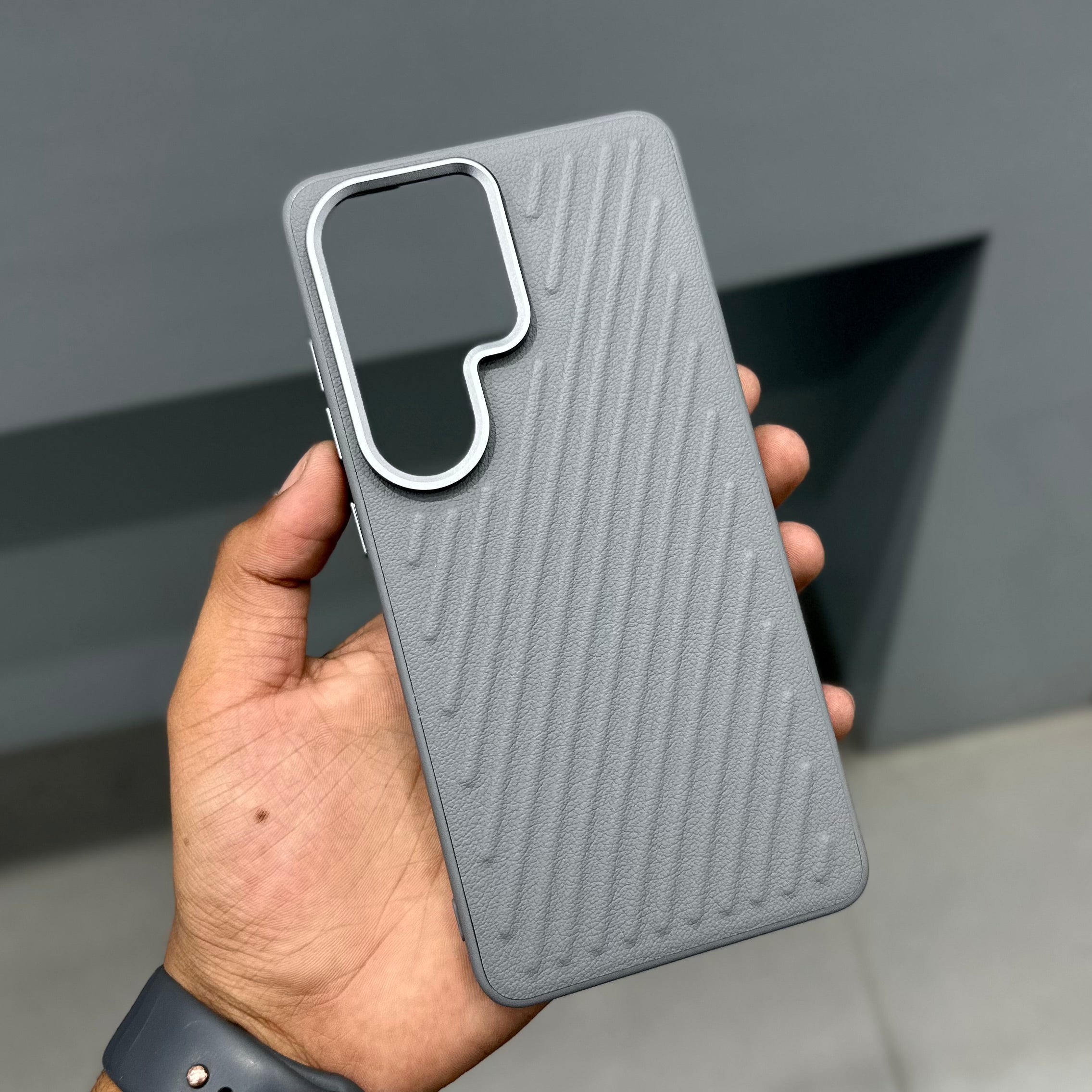 TRANZO T T LEATHER - GREY ( No. 3391 ) Mobile Case by CoverMeUp - Style 3
