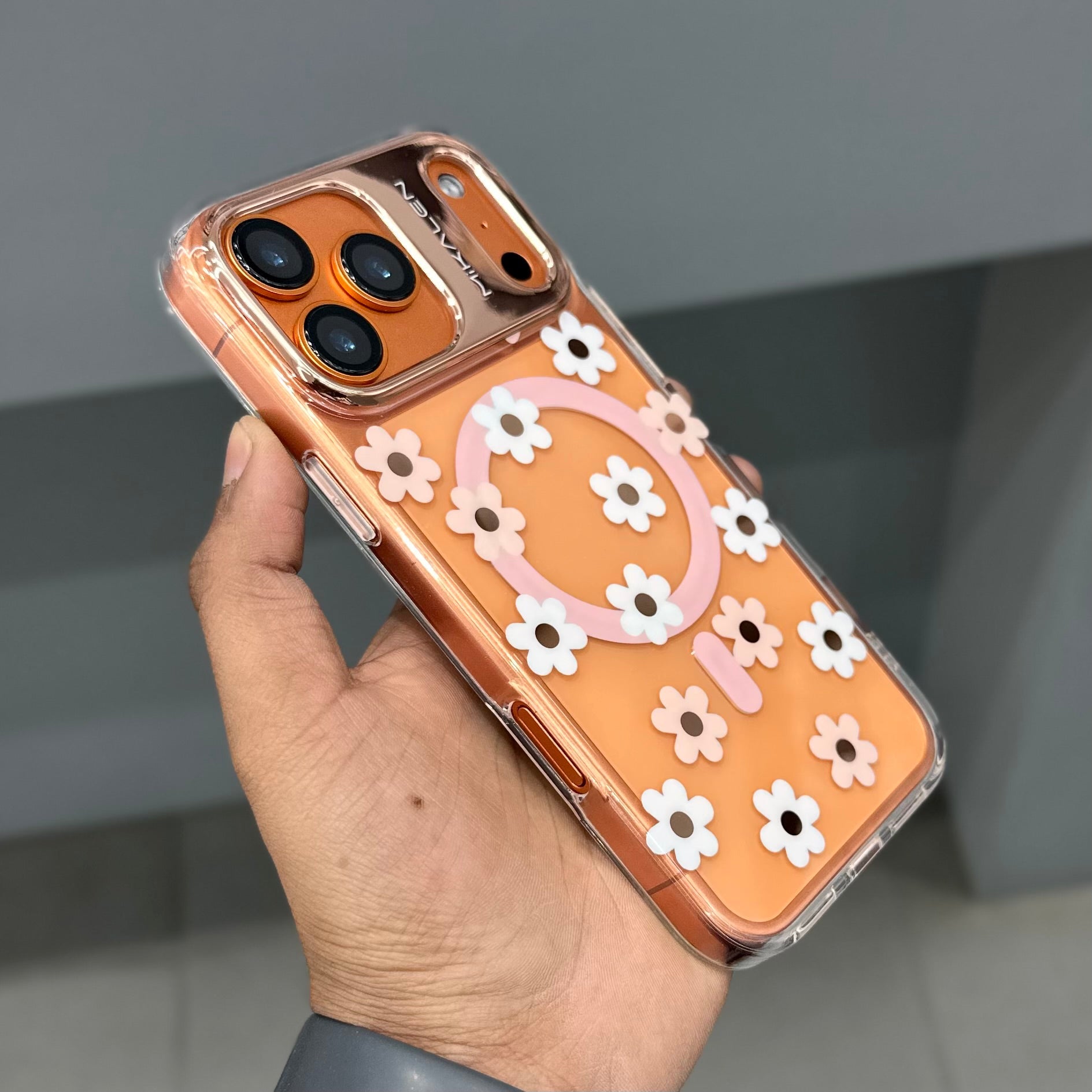 MIKALEN FLOWER MAGSAFE - COPPER 2.0 ( No. 3062 ) Mobile Case by CoverMeUp - Style 3