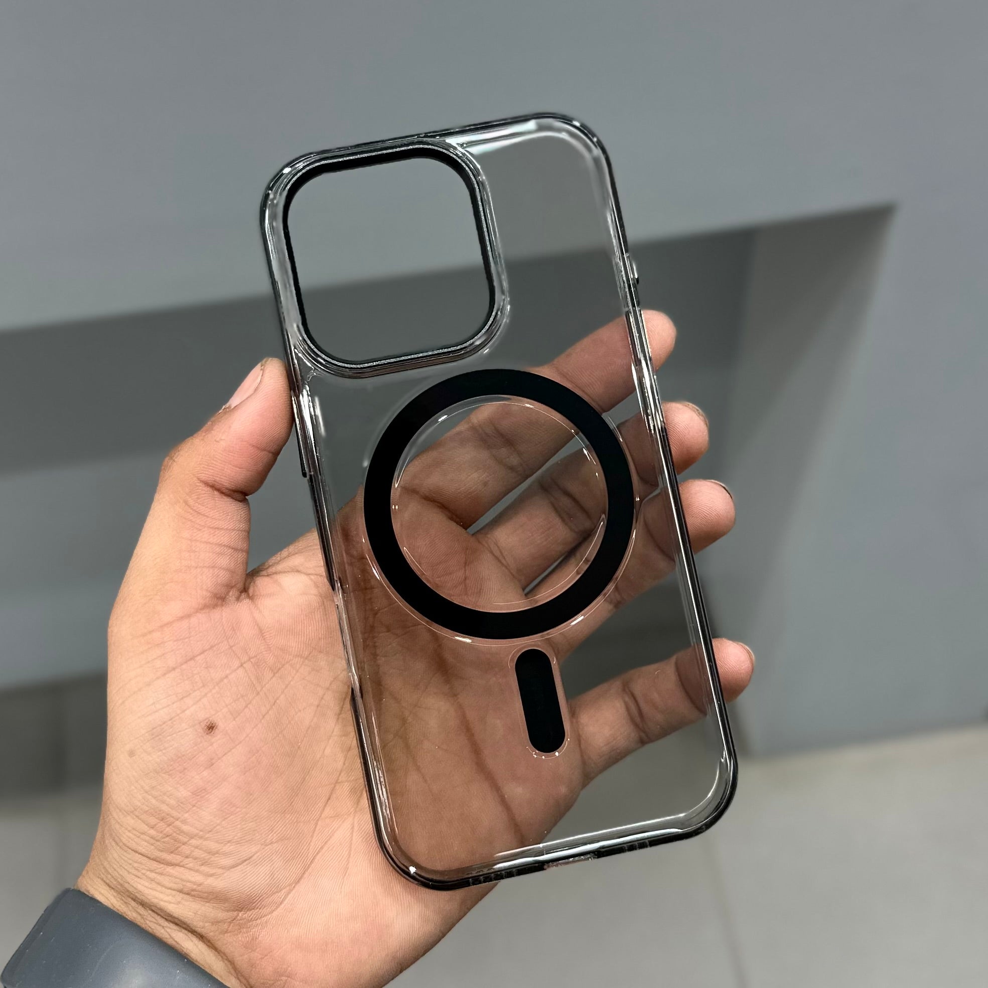 TRANZO BC-154 MAGSAFE CASE - BLACK TNT ( No. 3041 )