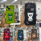 Protective Apple iPhone Back Cover - Cartoon Printed Fancy Case with Camera Protection for iPhone