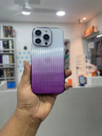 Protective Apple iPhone Back Cover - Ombre Gradient Striped Slim Fit Case for iPhone - Style 4