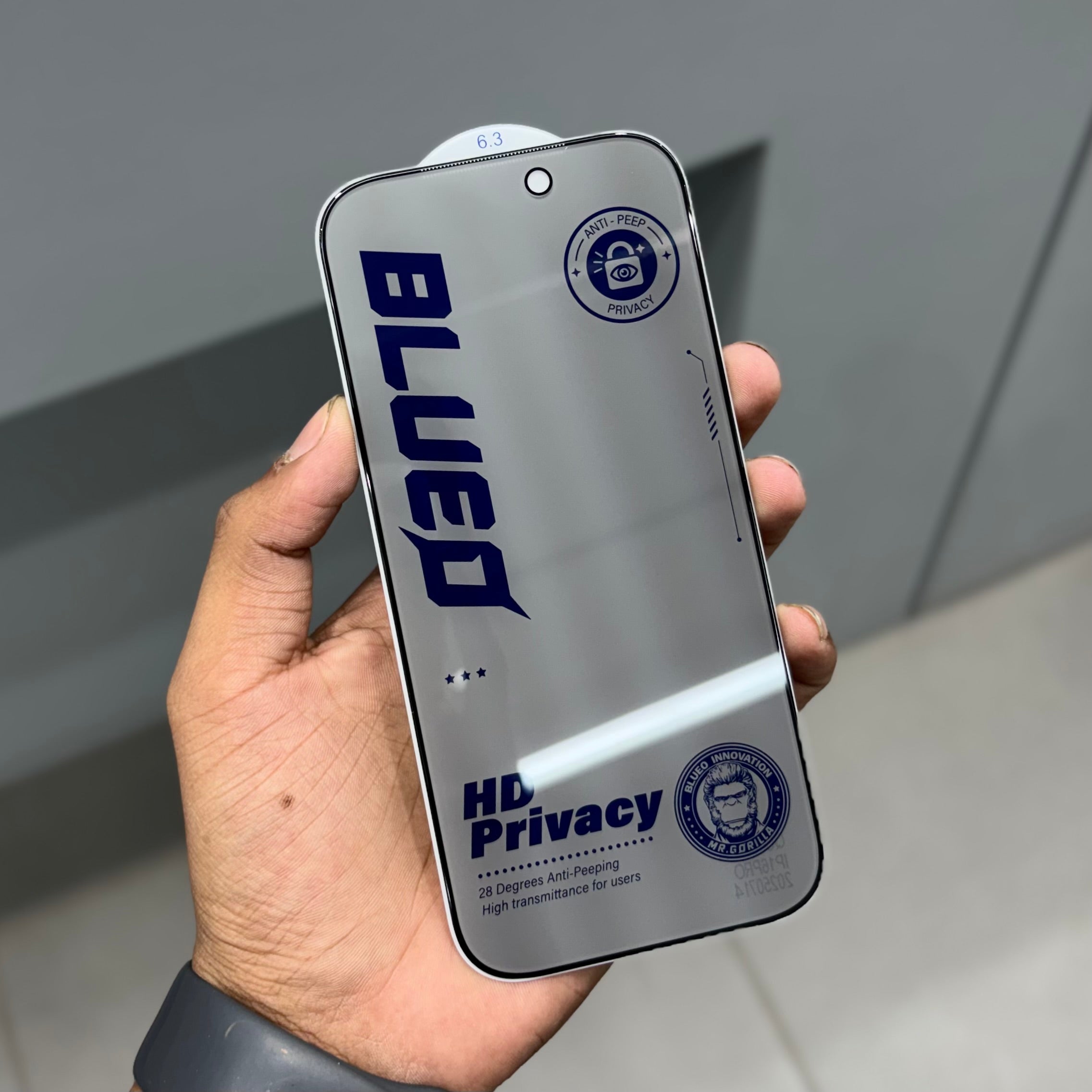Blueo Privacy Glass ( No. 1161 ) Mobile Case by CoverMeUp - Style 2
