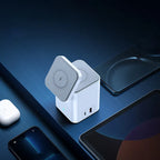 MagFlex™ 4 in 1 MagSafe Wireless Desktop Charger Mobile Case by CoverMeUp - Style 2