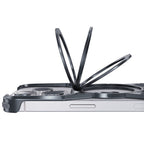 Protective Apple iPhone Back Cover - Minimalist Magnetic Metal Case for iPhone – MagSafe Compatible & Full Protection - Style 6