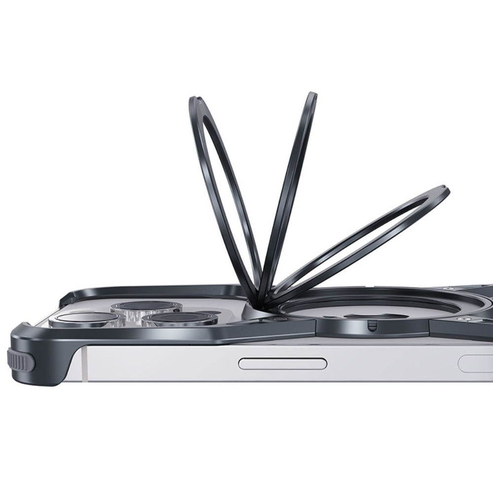 Minimalist Magnetic Metal Case for iPhone – MagSafe Compatible & Full Protection