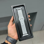 AERO FLEX SPORTS STRAP - LIGHT GREY - WHITE ( No. 3084 ) Mobile Case by CoverMeUp