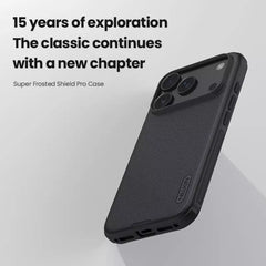 Nillkin Super Frosted Shield Pro Matte cover case for Apple iPhone 17 Pro (BLACK)