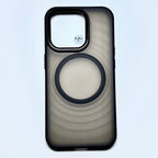 Protective Apple iPhone Back Cover - MagSafe Hard Case for iPhone with Embossed Spiral - Style 9