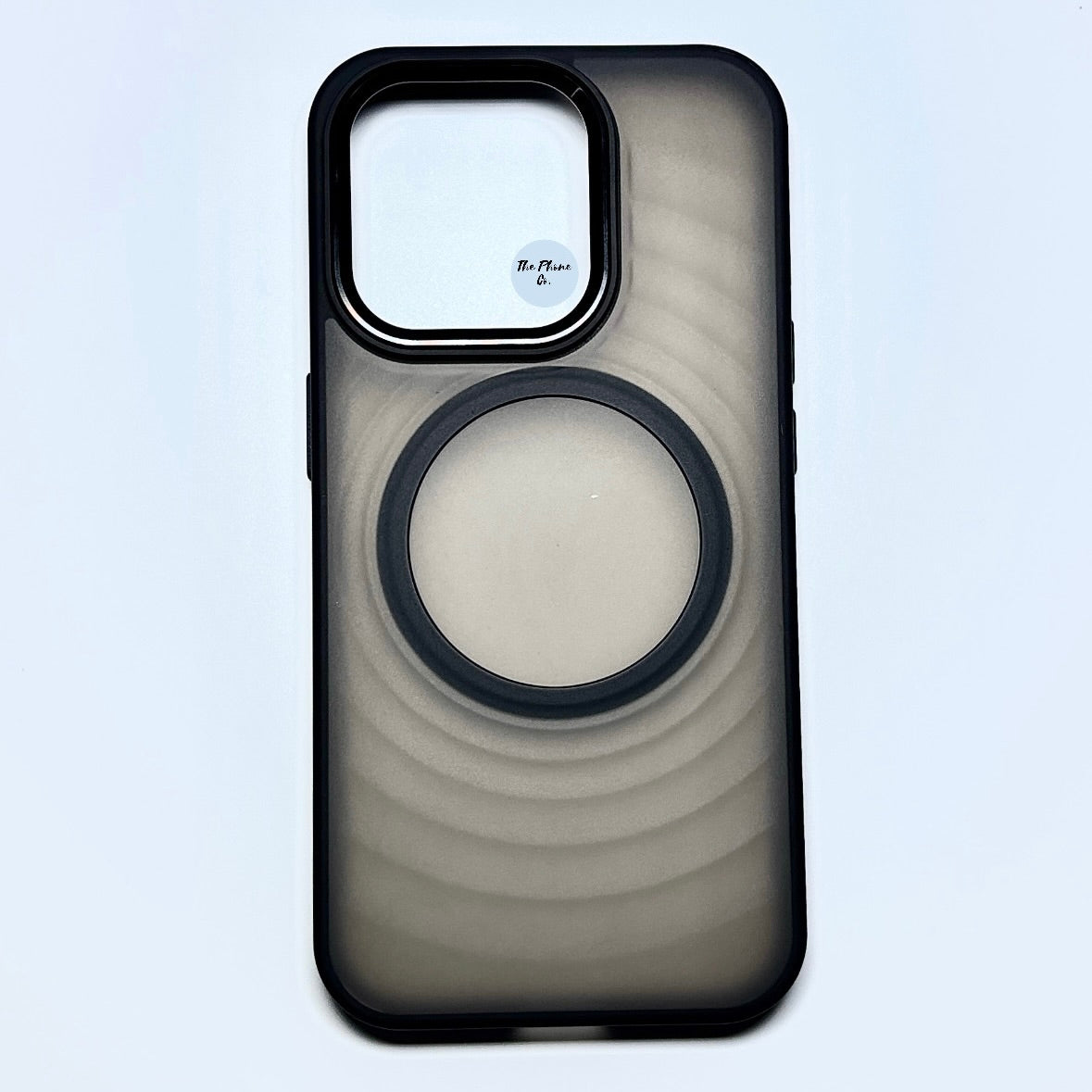 Protective Apple iPhone Back Cover - MagSafe Hard Case for iPhone with Embossed Spiral - Style 9