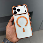 GLACIER SLIM CASE WITH MAGSAFE - ORANGE ( No. 2749 ) Mobile Case by CoverMeUp - Style 4