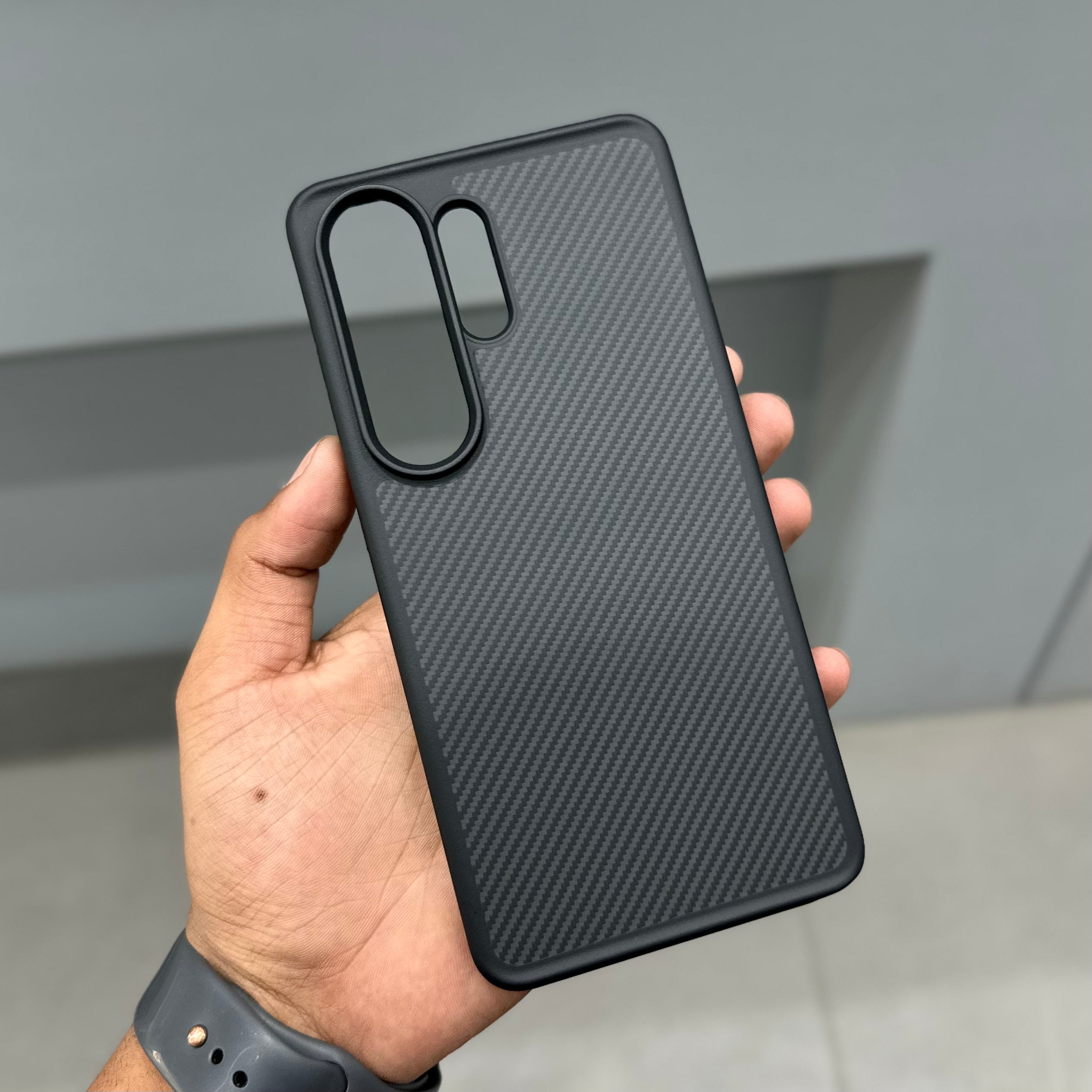LAZY BOAT REAL CARBON CASE - BLACK ( No. 3271 ) Mobile Case by CoverMeUp - Style 3