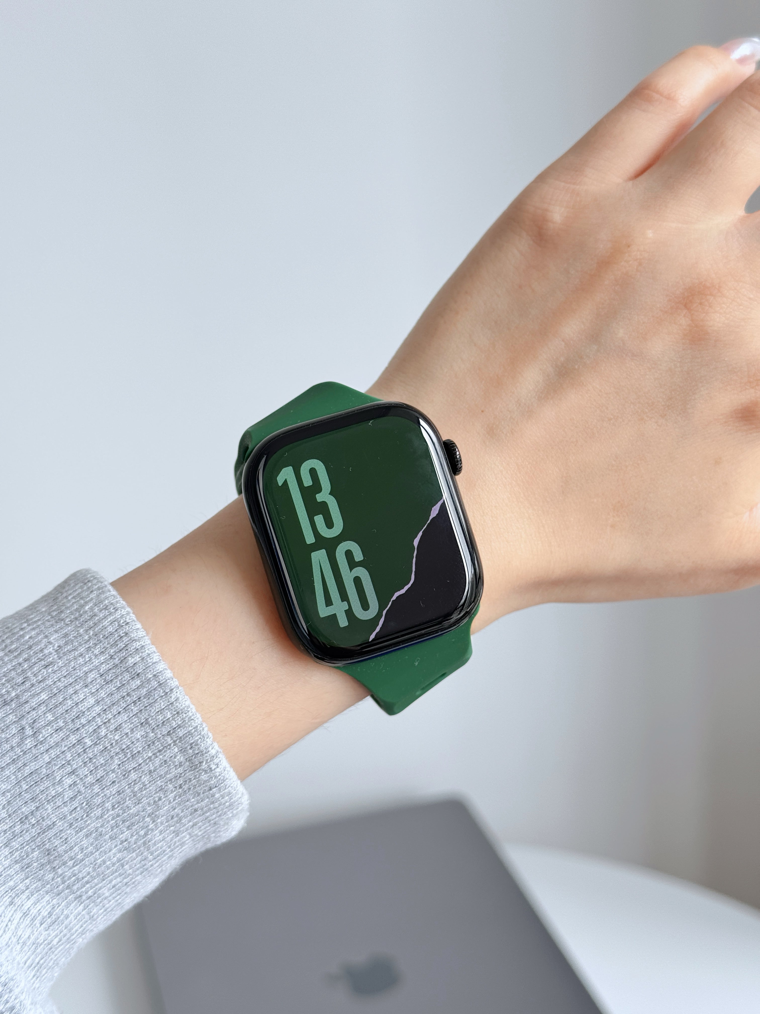 New Style Silicon Watch Band 38/40/41/42 mm (Green)