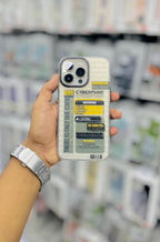Protective Apple iPhone Back Cover - LYDIA CLASSIC PRINT CASE FOR IPHONE Cyberpunk Labels - Style 8