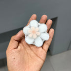 MIKALEN FLOWER CASE WITH ACC - WHITE 2.0 ( No. 2586 ) Mobile Case by CoverMeUp - Style 4
