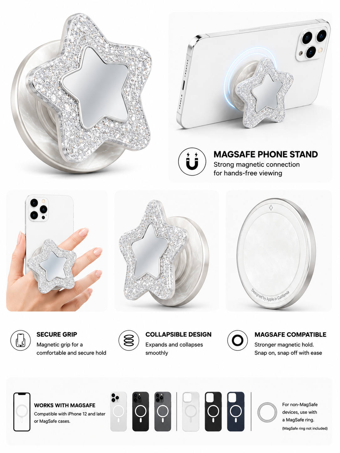 MagSafe Designer Pop Socket (Design 17)