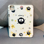 Black - 3D Cartoon Printed iPad Case Mobile Case by CoverMeUp - Style 2