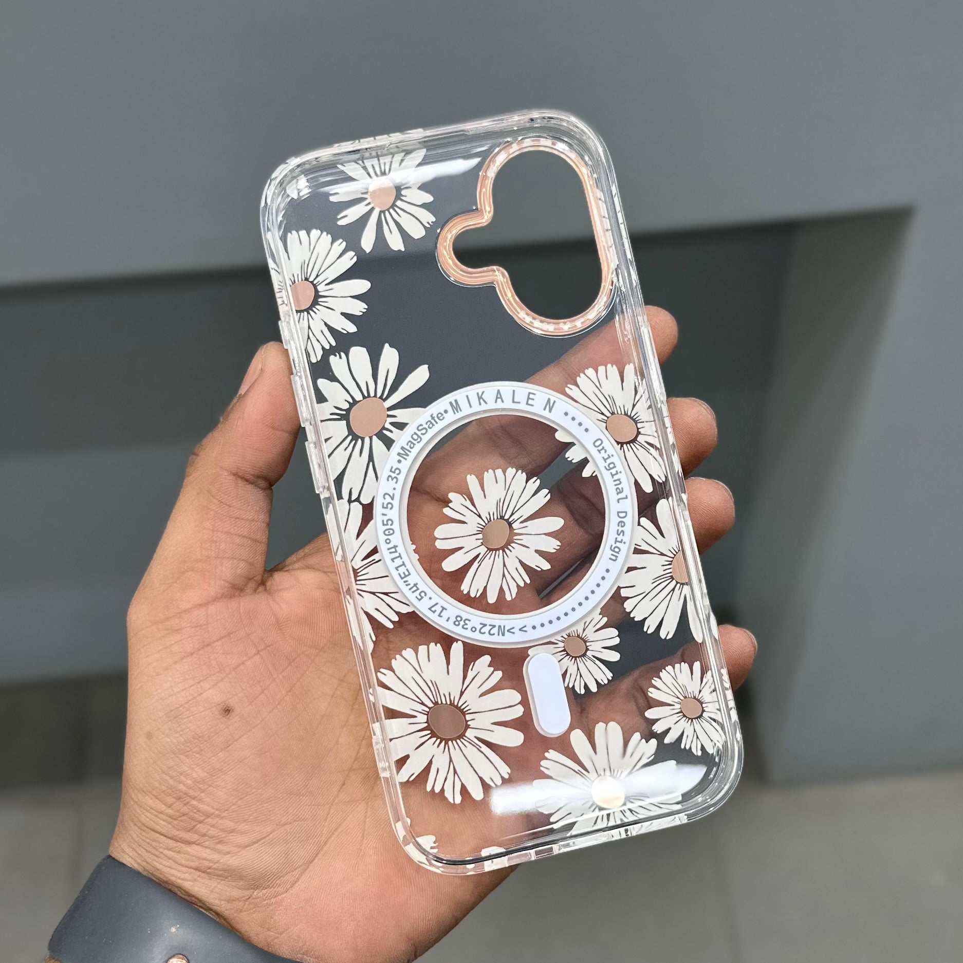 MIKALEN FLOWER MAGSAFE - COPPER 3.0 ( No. 3063 ) Mobile Case by CoverMeUp - Style 4