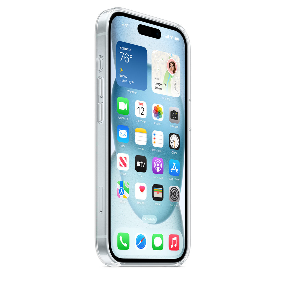 Protective Apple iPhone Back Cover - Premium Slim Fit Transparent MagSafe Case for iPhone - Style 8