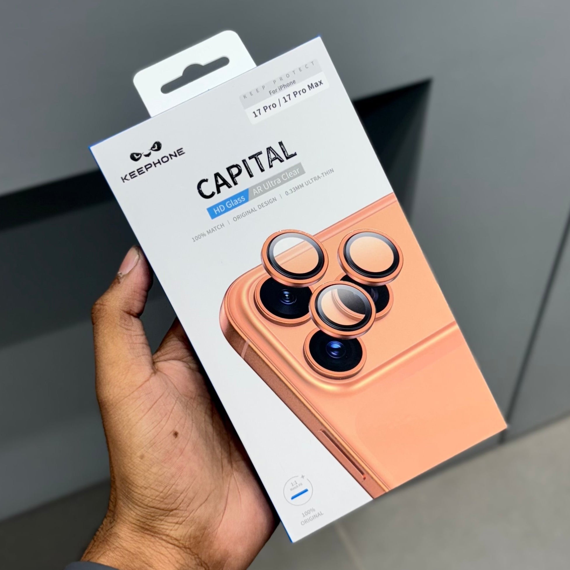 KEEPHONE 1-1 CAMERA RINGS - 17 PRO MAX - 17 PRO ( No. 3296 )