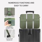 Santa Barbara Polo Matte PU Leather Macbook Bag For Macbook 13 Inch, 14 Inch (iPad 12.9, 13inch) (Green)