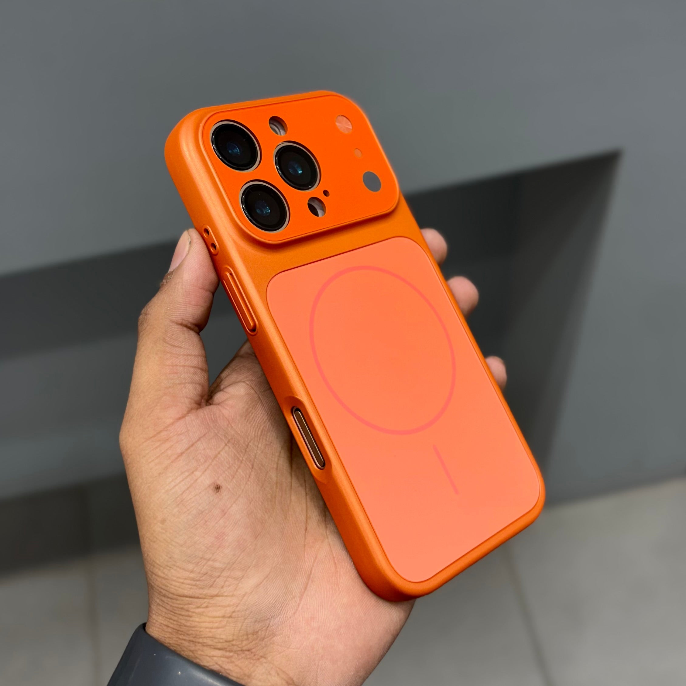 AG GLASS CASE - ORANGE ( No. 2398 ) Mobile Case by CoverMeUp - Style 2