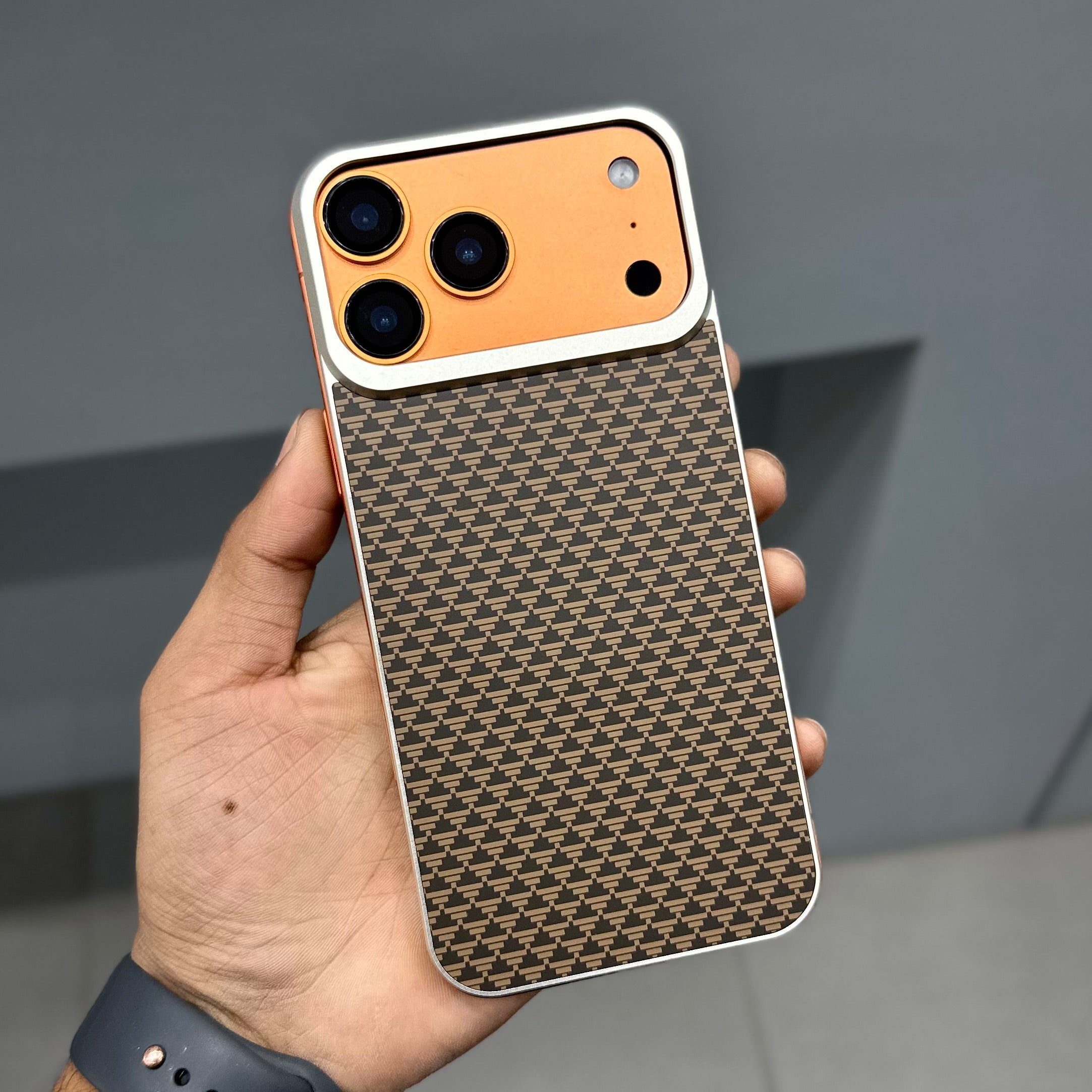 CMA MATRIX ARMOR MAGCLAP CASE - BROWN STAR ( No. 2922 )