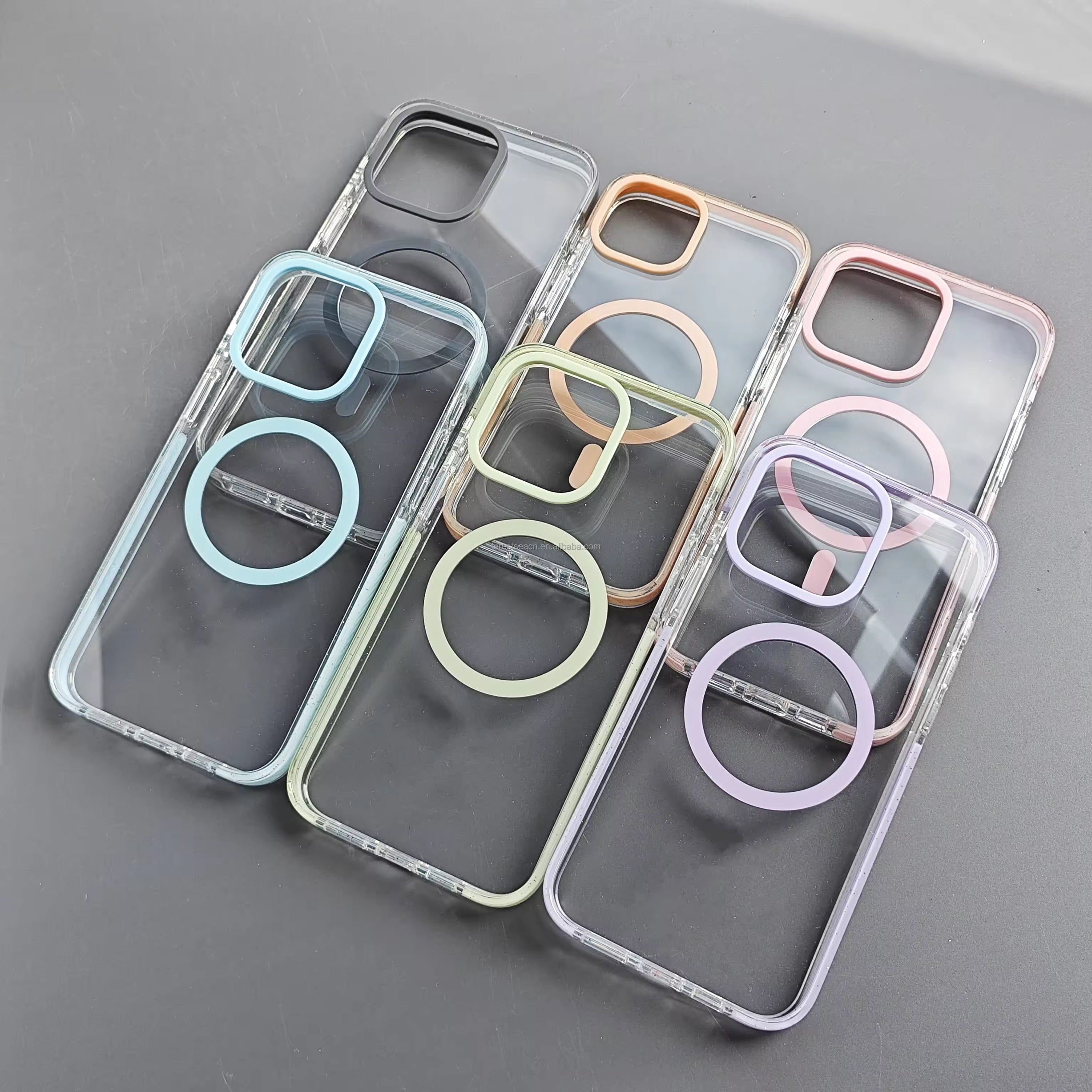 Protective Apple iPhone Back Cover - FrameClear MagSafe iPhone Case - Style 3
