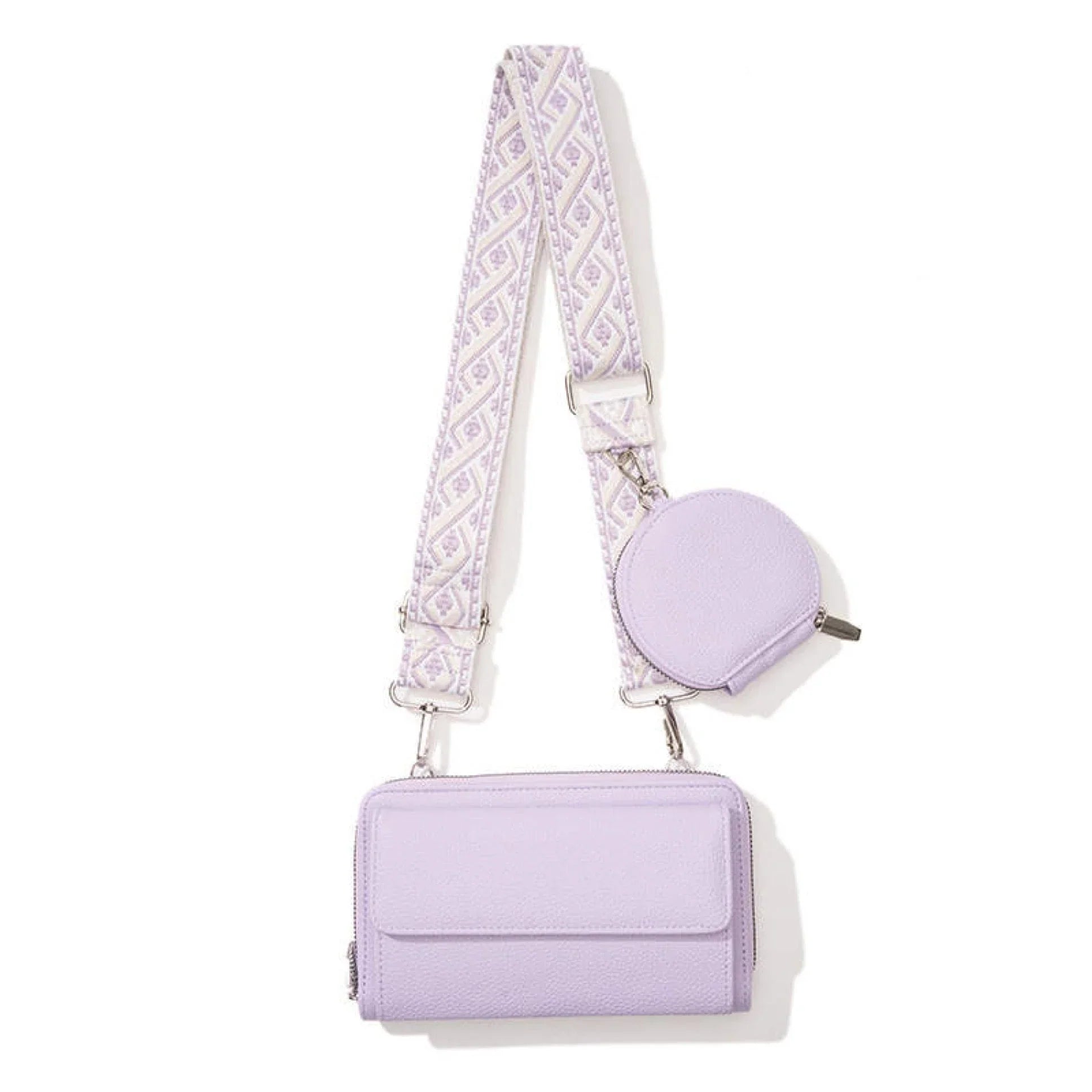 Women’s Cross Body Phone Holder Bags(Purple)