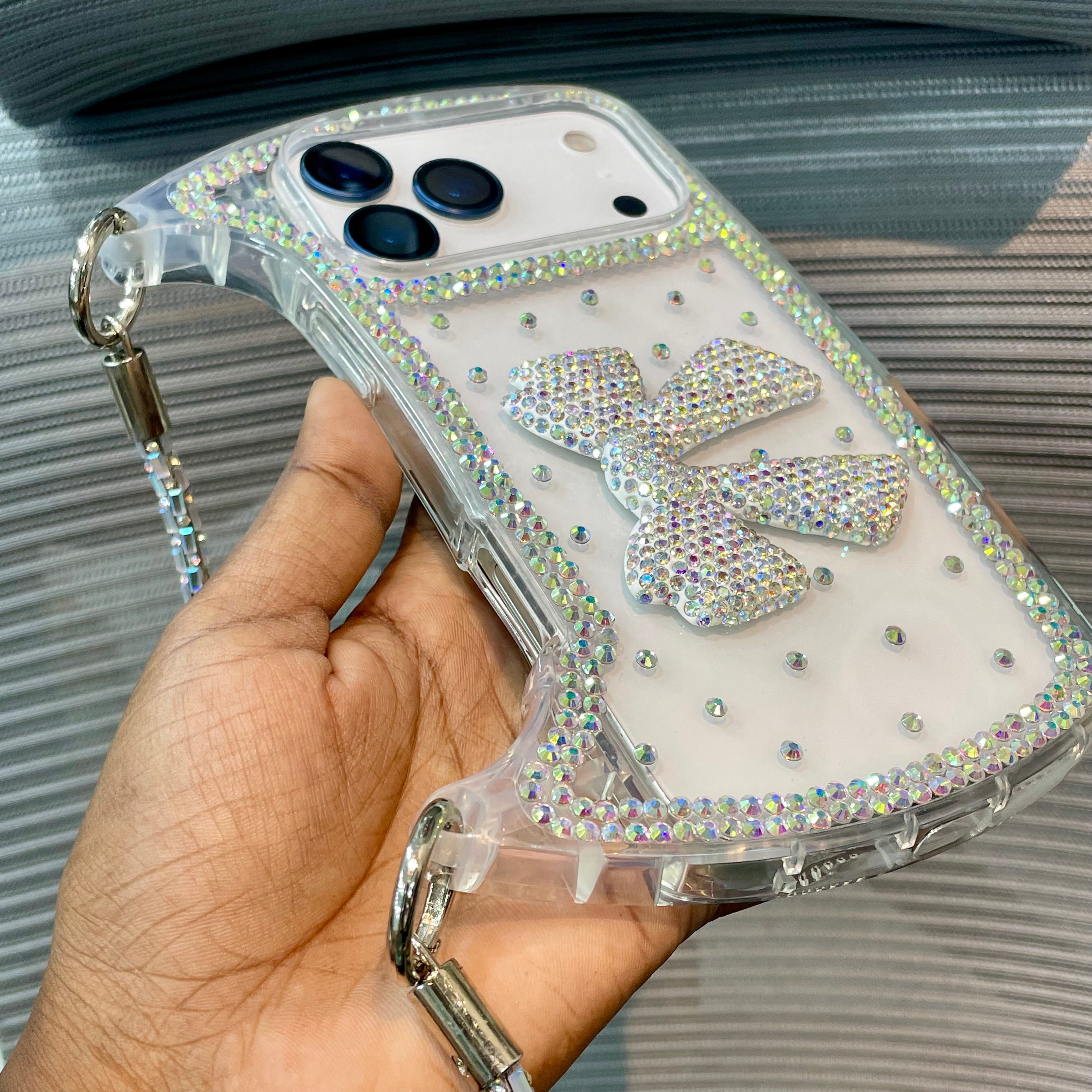 BowLuxe Stone Sling iPhone 17 Series Case