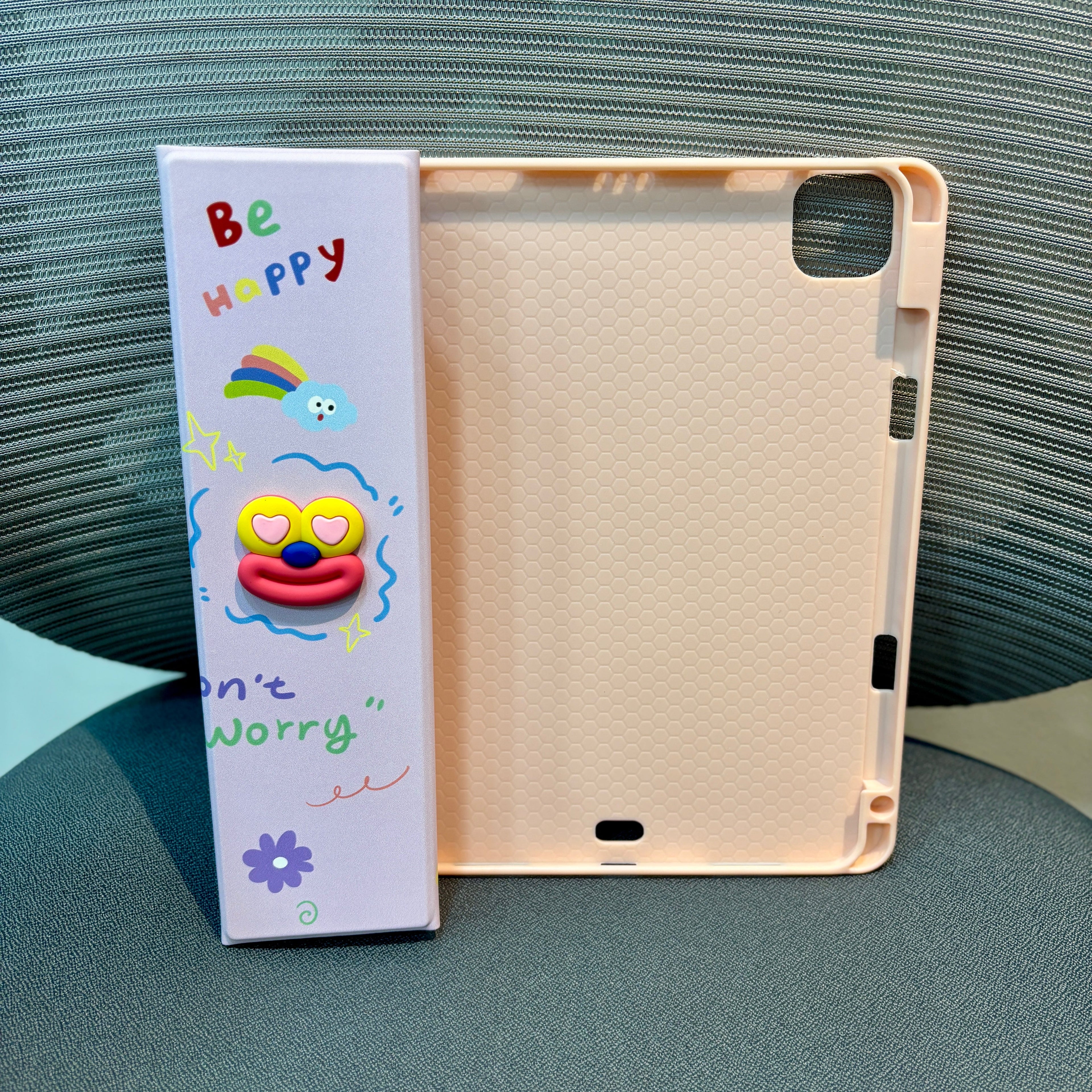 3D Cartoon Printed iPad Case