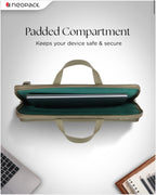 Evoque Slim Laptop Bag Fits Up To 13 To 14.2 Inch Macbooks & Laptops (Olive)