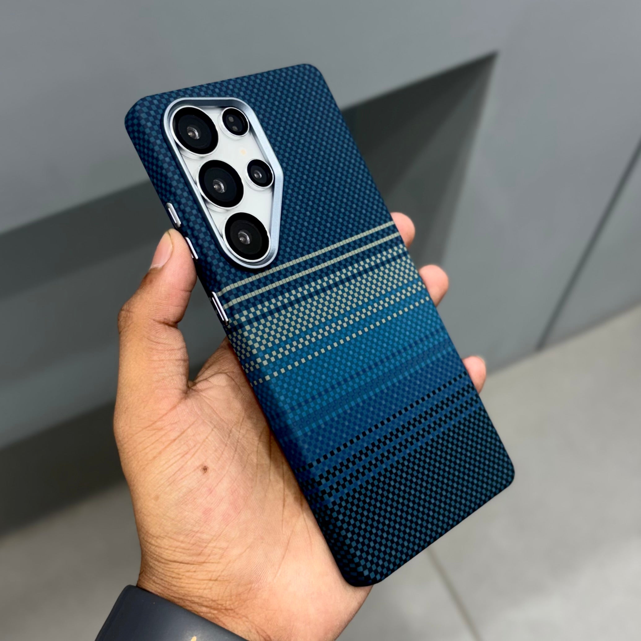 Luxo Blue Line Magsafe Case - Samsung ( No. 2214 )