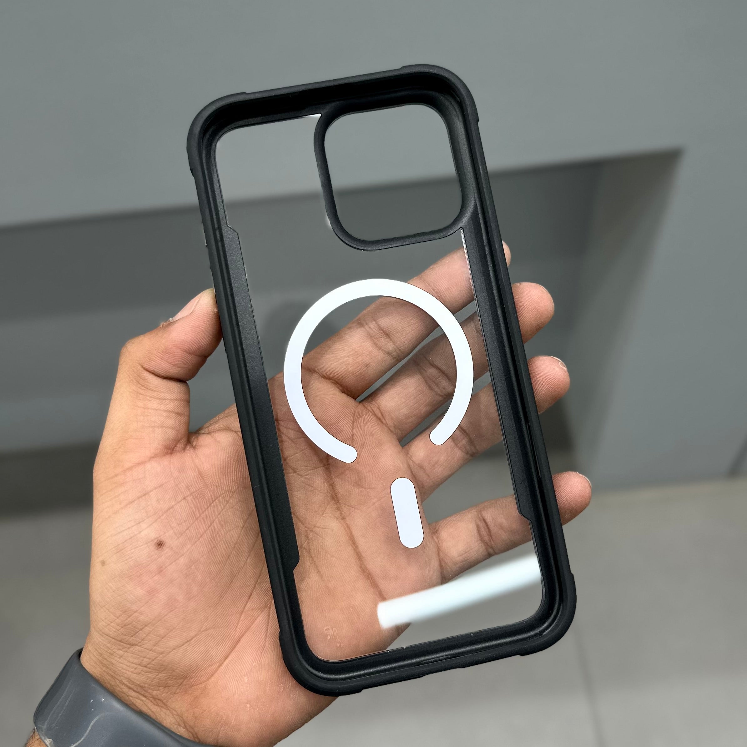 AURA METAL X CASE - BLACK GREY ( No. 3554 )