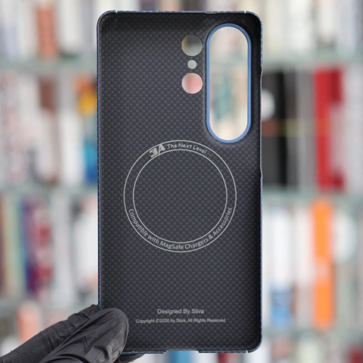 SLIVA i-Kevlar Aramid Fiber Slim Carbon Case
