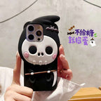 Protective Apple iPhone Back Cover - Cute 3D Ghost Silicon Case for iPhone - Style 3