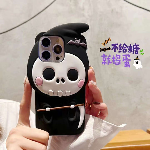 Cute 3D Ghost Silicon Case for iPhone