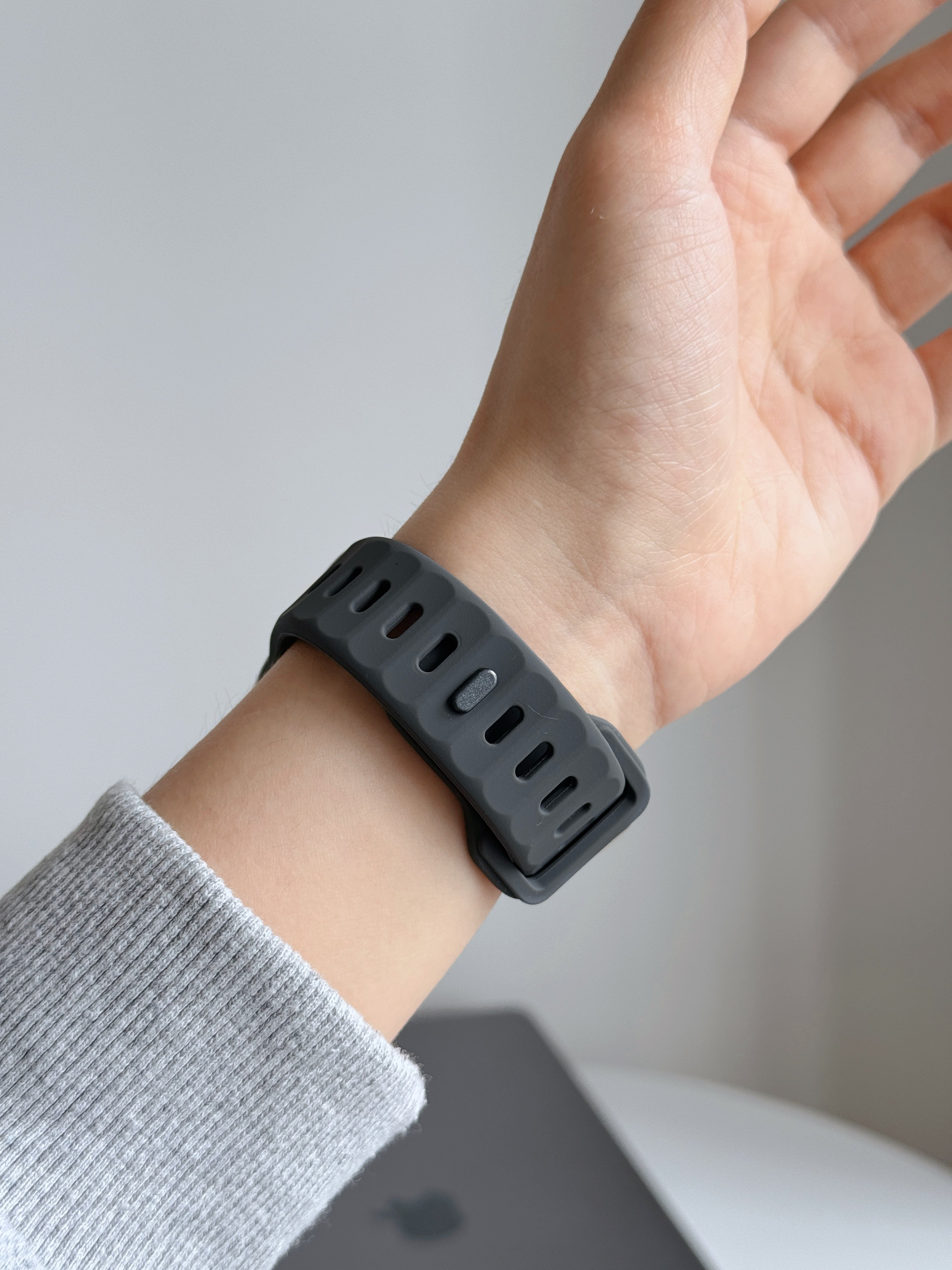 New Style Silicon Watch Band 44/45/46/49 mm (Grey)