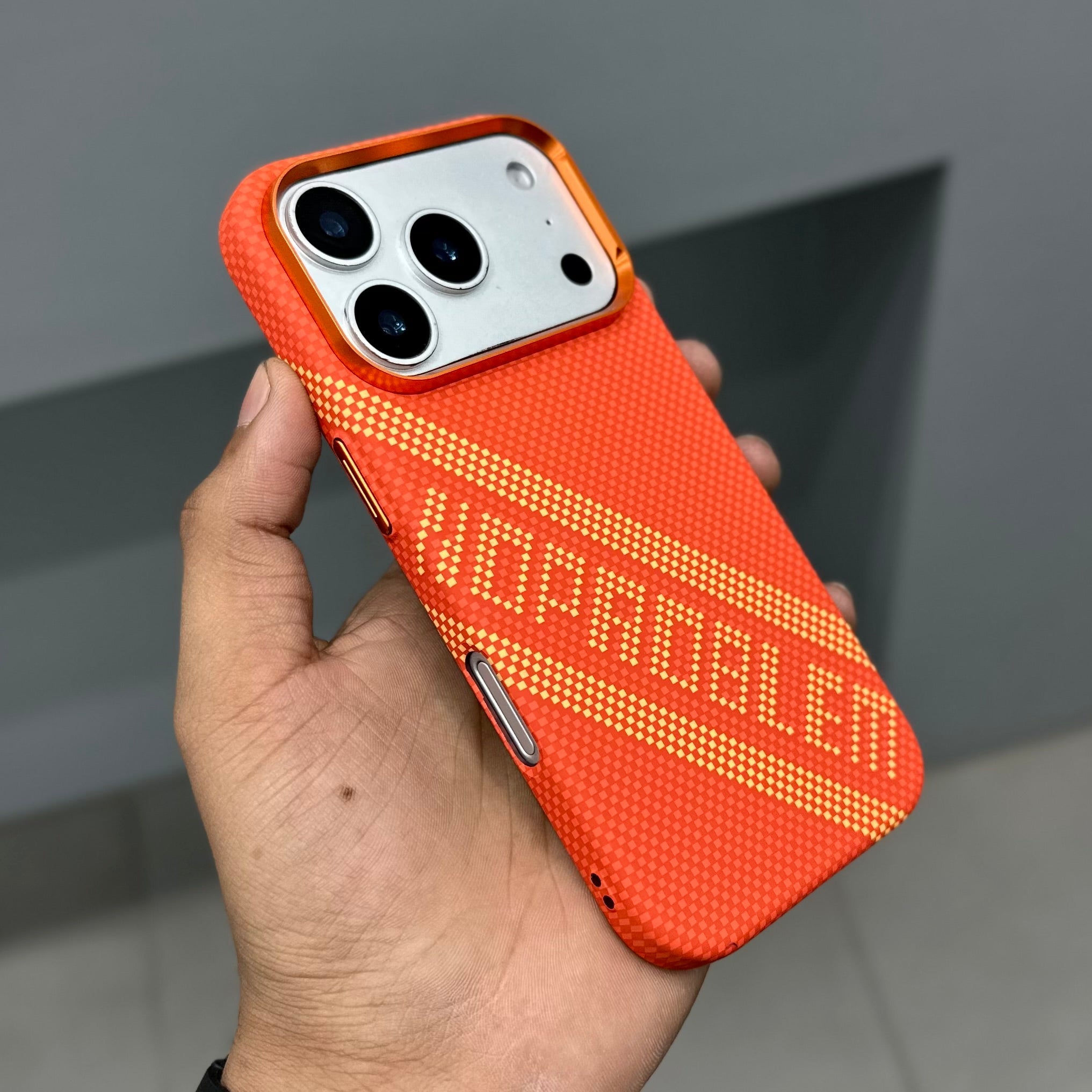 LUXO PIXEL FLAME WITH MAGSAFE ( No. 2718 ) Mobile Case by CoverMeUp - Style 2