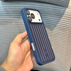 Protective Apple iPhone Back Cover - GrooveShield Aluminium iPhone 17 Pro Case - Style 4