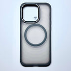 Protective Apple iPhone Back Cover - MagSafe Hard Case for iPhone with Embossed Spiral - Style 2