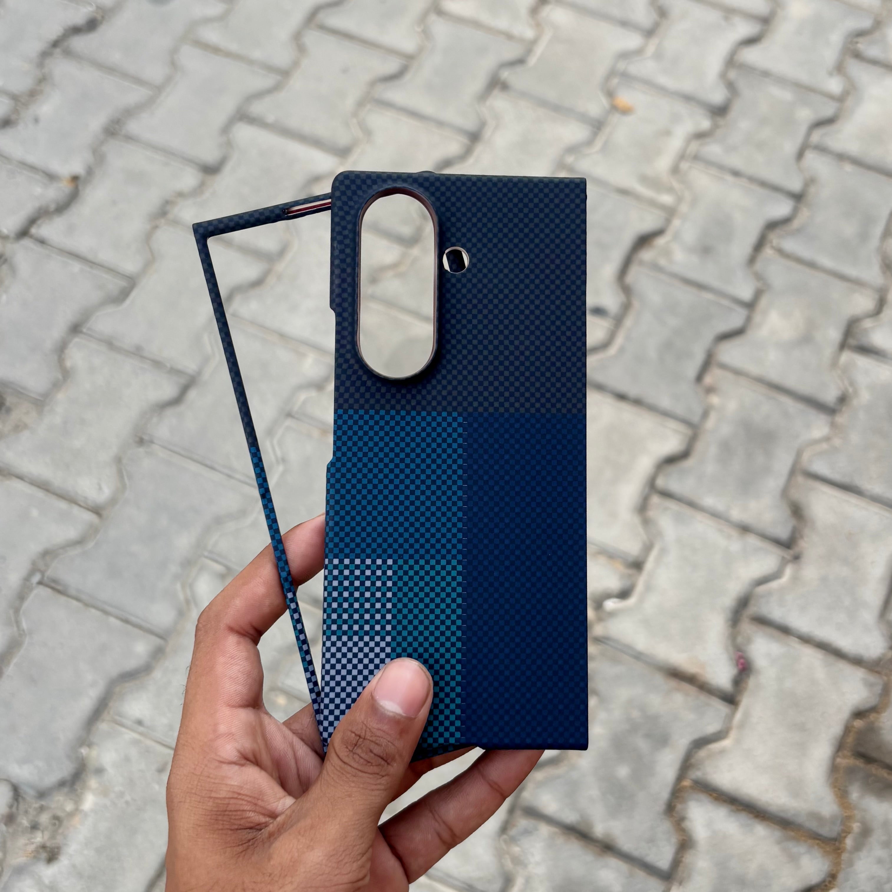 Luxo Blue Wave Case With Magsafe-Samsung ( No. 1894 )