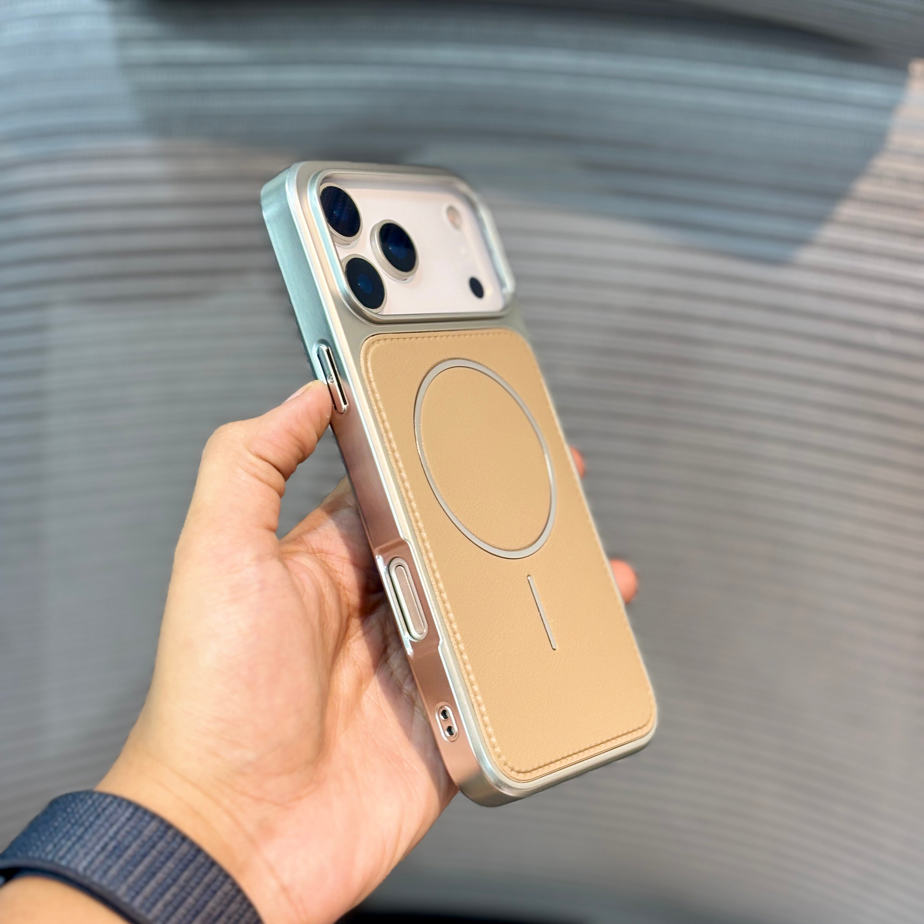 Protective Apple iPhone Back Cover - GrainMag MagSafe iPhone 16 Series Case - Style 6