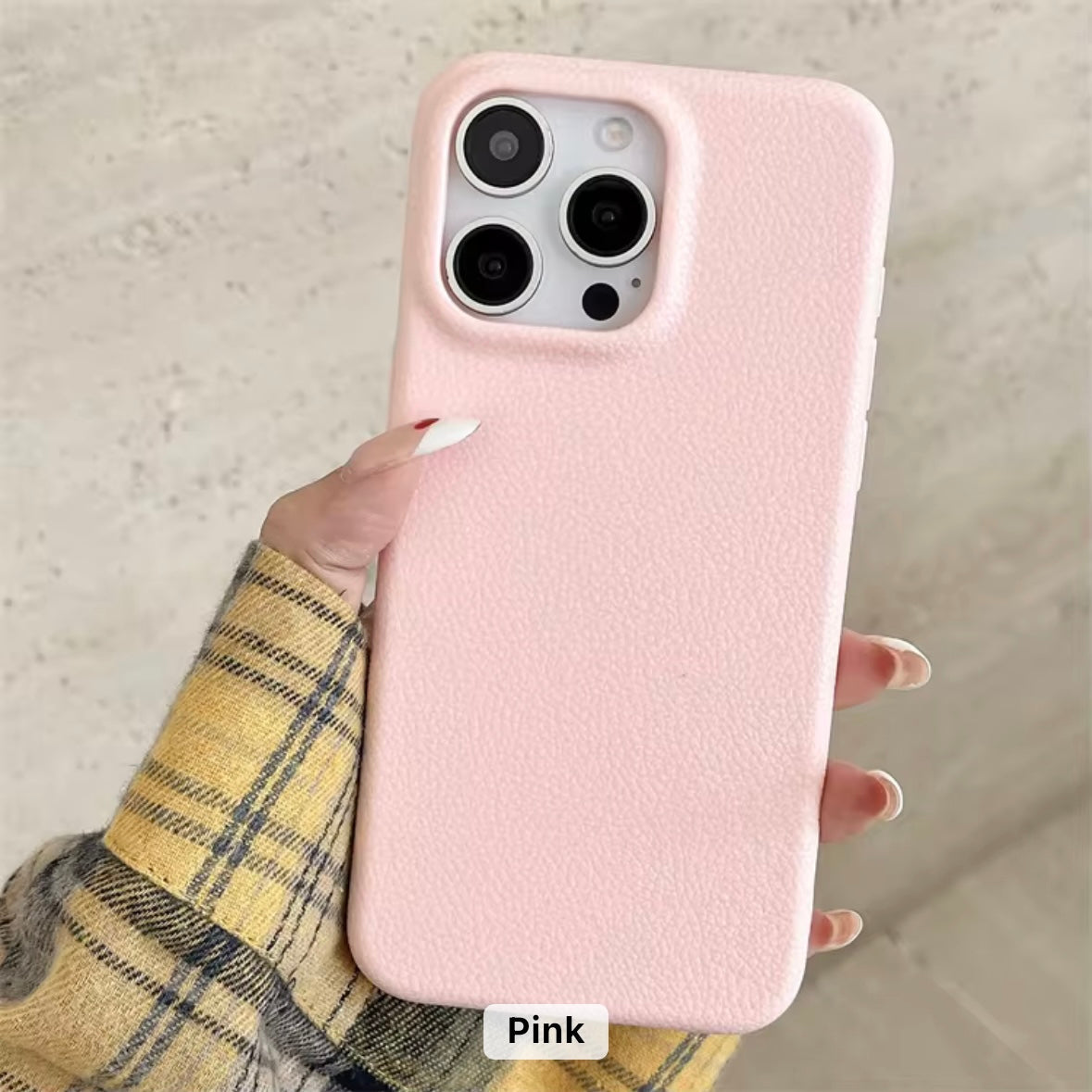 Protective Apple iPhone Back Cover - Slim Fit Case with Texture for iPhone - Style 8