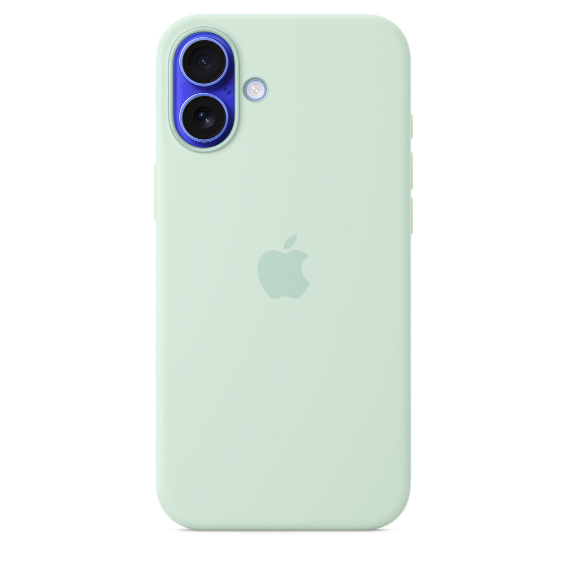 Logo Silicon Case for iPhone 16 (AquaMarine)