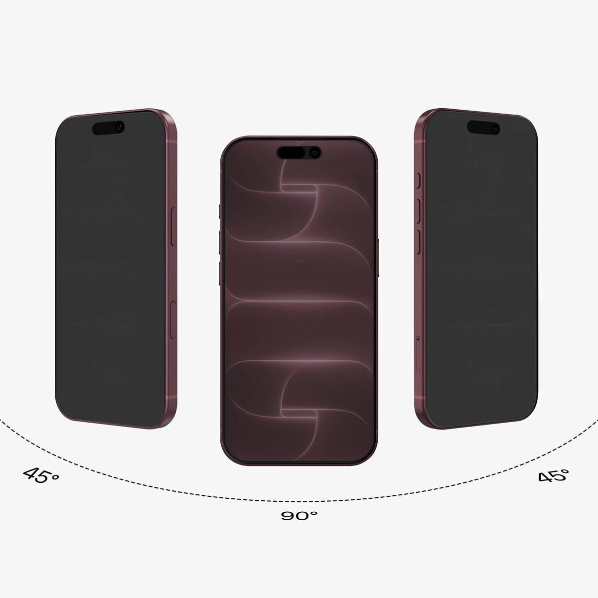GRIPP Matte Privacy Tempered Glass for Apple