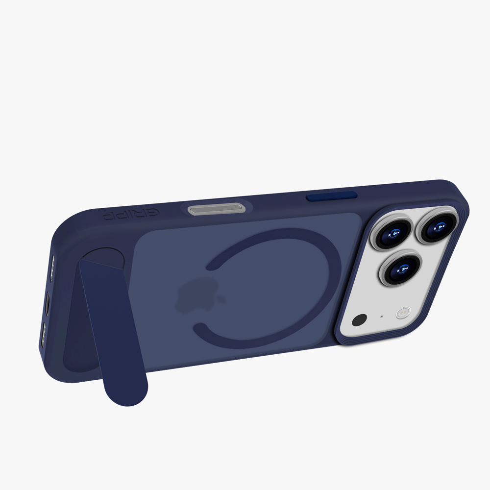 GRIPP Bolt MagStand Apple iPhone 17 Pro MagSafe Case with 8ft Drop Tested - Blue