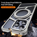 Protective Apple iPhone Back Cover - Rotating Bracket Shell Luxury Design Case for iPhone - Style 11